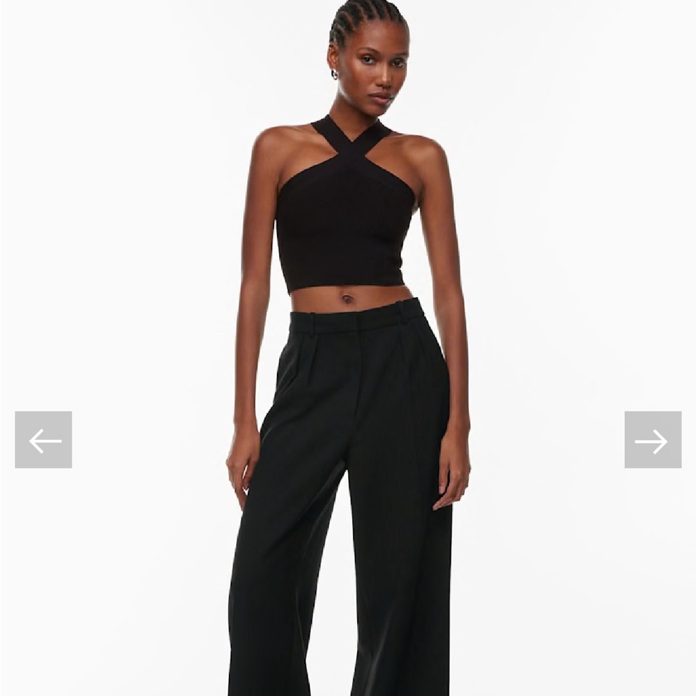 Women's Black Halter top